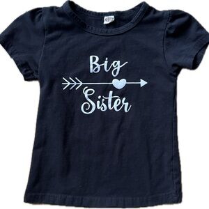 🍂CLEAROUT Big Sister Kids T-Shirt - Black